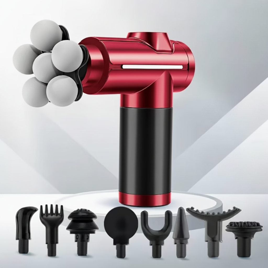 Red Massage Gun - Grey Studio
